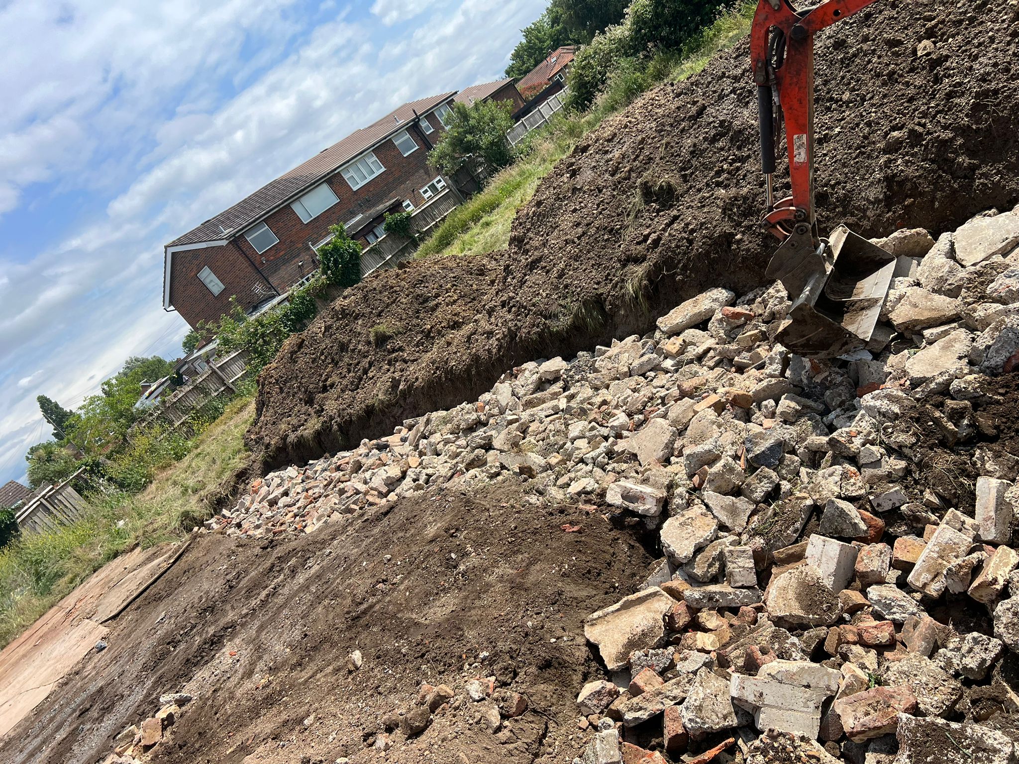 Groundworks and patio excavation Edgware